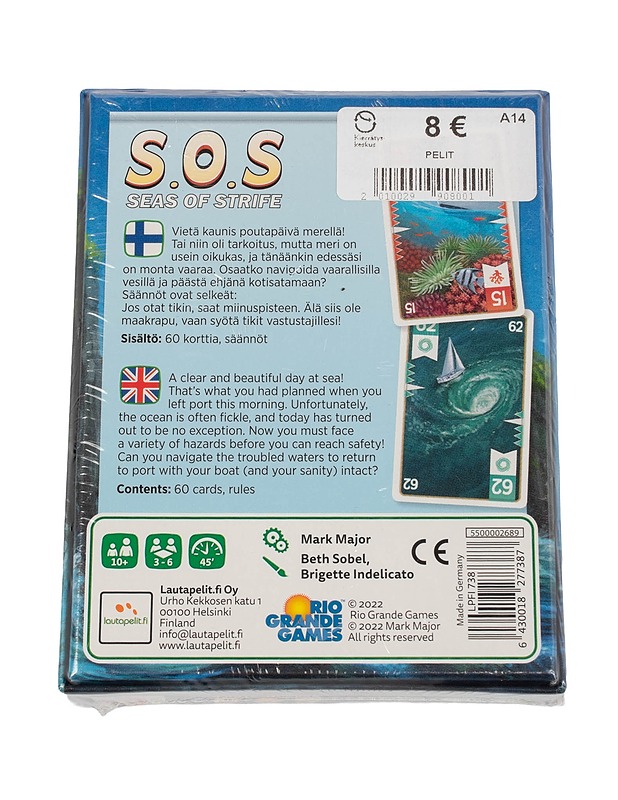 LAUTAPELIT  S. O. S Seas of Strife pelikortit - Seurapelit - 10105509264 - 1