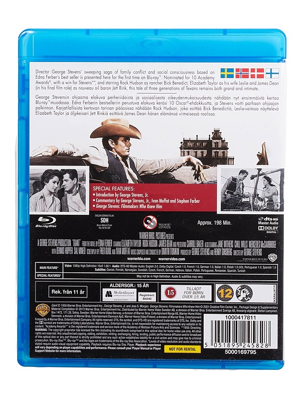 Giant - Blu-ray - Blu-ray-levyt - 10105509282 - 1