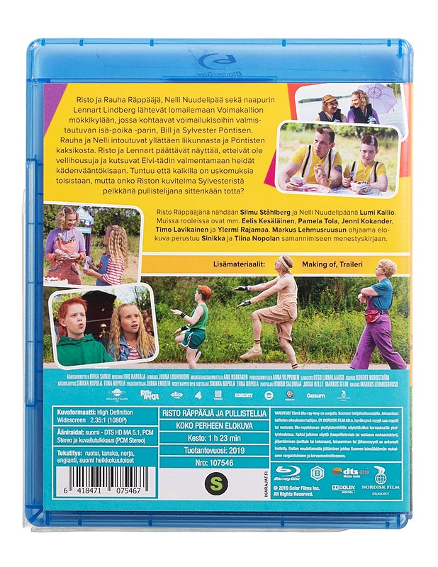 Risto Räppääjä ja pullistelija - Blu-ray - Blu-ray-levyt - 10105509291 - 1