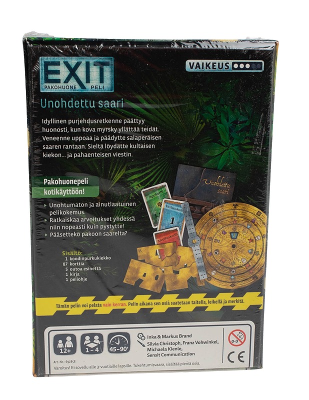 LAUTAPELIT, INKA & MARKUS BRAND,  Exit pakohuone peli - Seurapelit - 10105509295 - 1