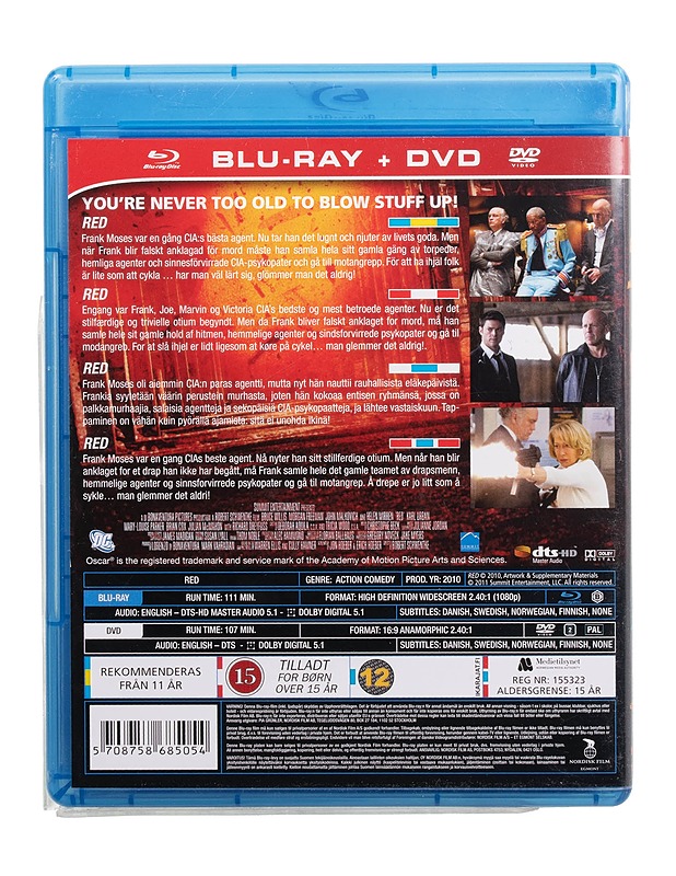 Red - Blu-ray + DVD - Blu-ray-levyt - 10105509296 - 1