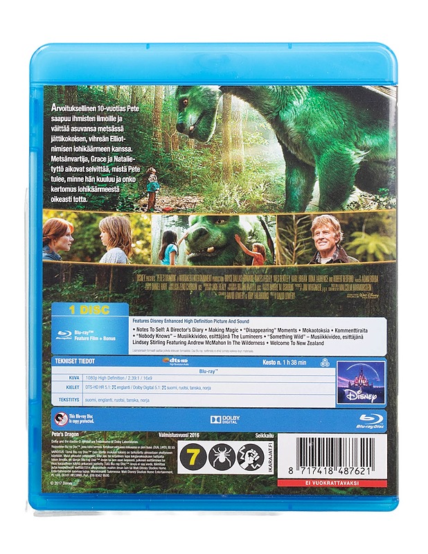 Pete Ja Lohikäärme Elliott - Blu-Ray - Blu-ray-levyt - 10105509357 - 1