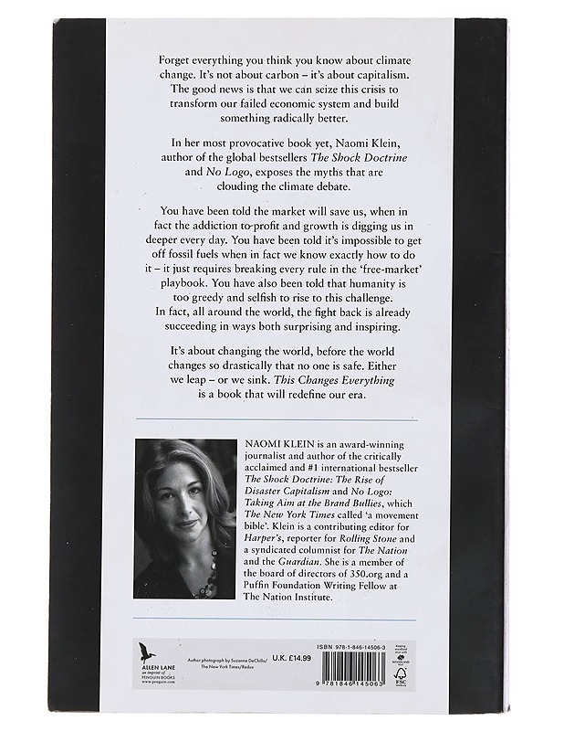 This changes everything : capitalism vs. the climate - Naomi Klein - Historiakirjat - 10105509373 - 1