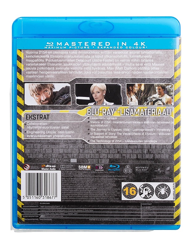 Elysium - Blu-ray - Blu-ray-levyt - 10105509371 - 1