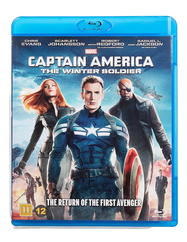 Captain America: The Winter Soldier - Blu-Ray - Blu-ray-levyt - 10105509401 - 0
