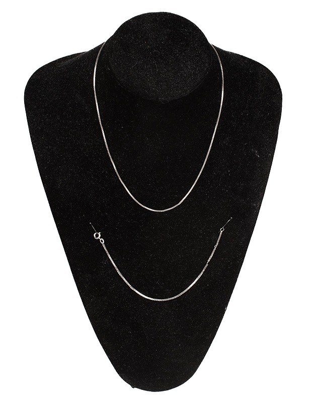 Hopeinen nilkka- ja kaulakoru - Korut - 10105509398 - 0