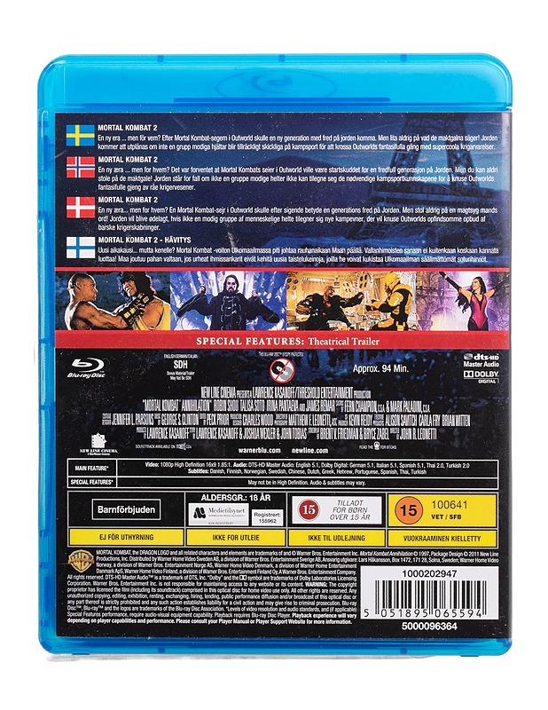 Mortal Kombat 2 - Blu-ray - Blu-ray-levyt - 10105509412 - 1