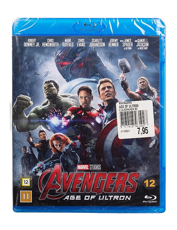 Avengers: Age Of Ultron - Blu-ray - Blu-ray-levyt - 10105509432 - 0