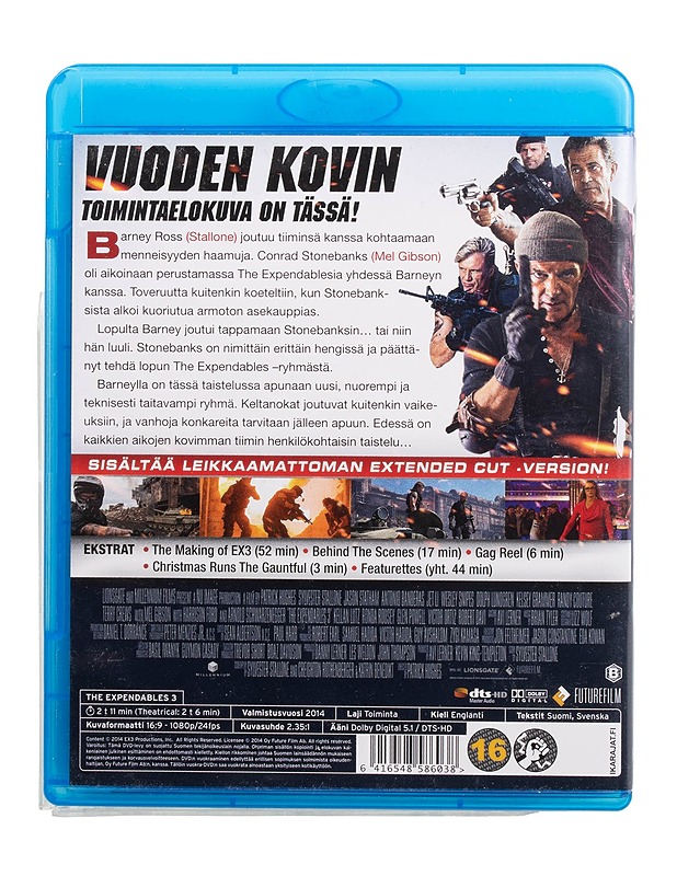 The Expendables 3 - Blu-ray - Blu-ray-levyt - 10105509443 - 1