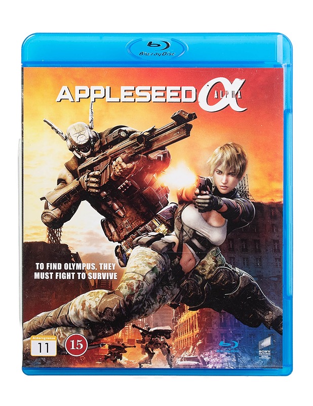Appleseed: Alpha - Blu-ray - Blu-ray-levyt - 10105509450 - 0