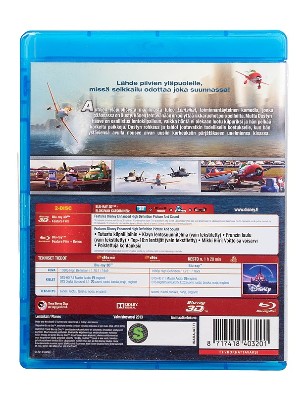 Lentsikat 3D - Blu-ray - Blu-ray-levyt - 10105509497 - 1