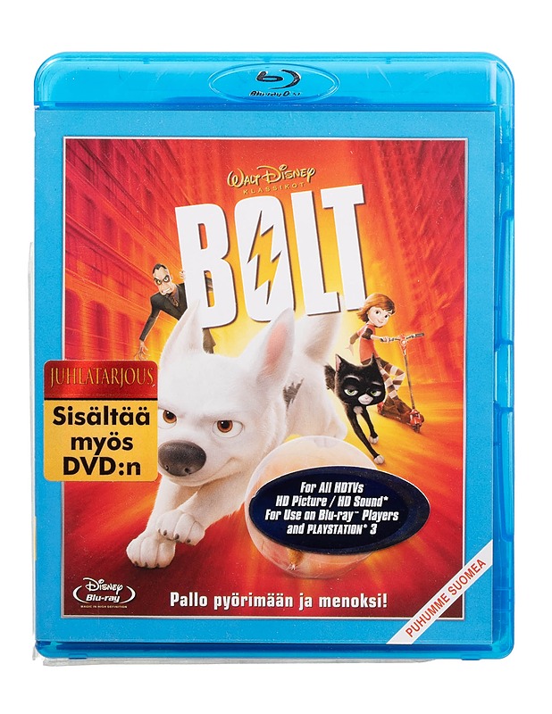 Bolt - Blu-ray + DVD - DVD-elokuvat - 10105509509 - 0