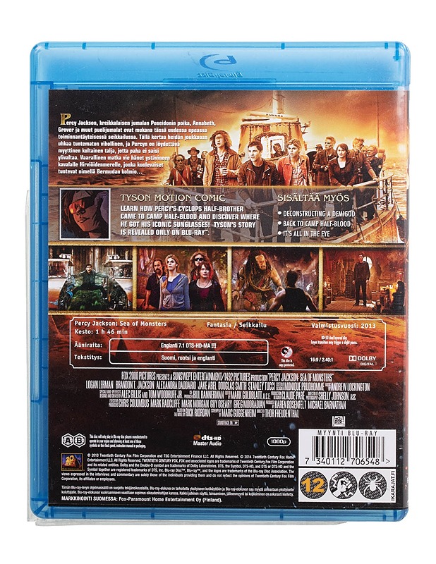 Percy Jackson: Sea of Monsters - Blu-ray - Blu-ray-levyt - 10105509530 - 1