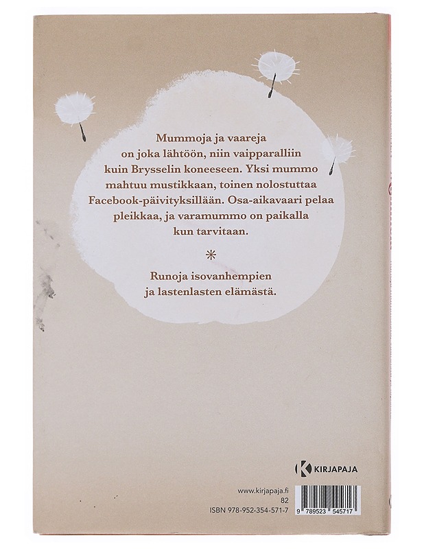 Mummola : runoja mummoista, vaareista ja lapsista - Korolainen, Tuula - Runot ja näytelmät - 10105509549 - 1