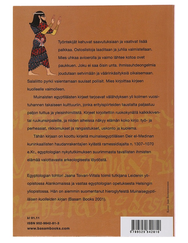 Kirjeitä faraoiden Egyptistä - Toivari-Viitala, Jaana - Elämäkerrat ja muistelmat - 10105509559 - 1