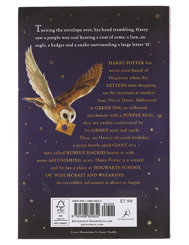 Harry Potter and the philosopher's stone - J.K. Rowling - Lastenkirjat - 10105509591 - 1