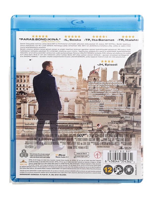 Skyfall - Blu-ray - Blu-ray-levyt - 10105509589 - 1