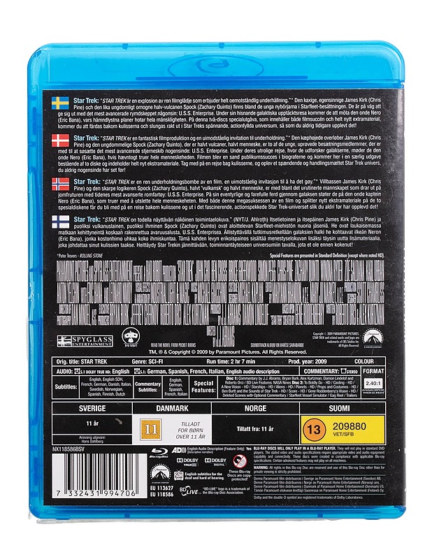 Star Trek - Blu-ray - Blu-ray-levyt - 10105509596 - 1