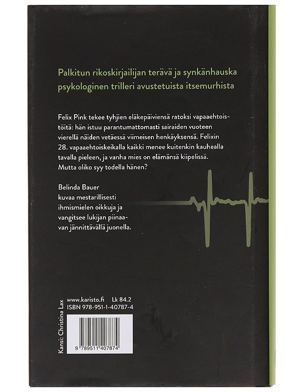 Exit : lähdön hetki - Bauer, Belinda - Jännitys ja dekkarit - 10105509610 - 1