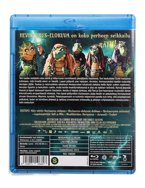 Hevisaurus-elokuva - Blu-ray - Blu-ray-levyt - 10105509652 - 1