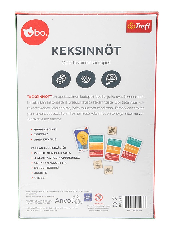 TREFL Keksinnöt - opettavainen lautapeli - Lasten pelit - 10105509654 - 1
