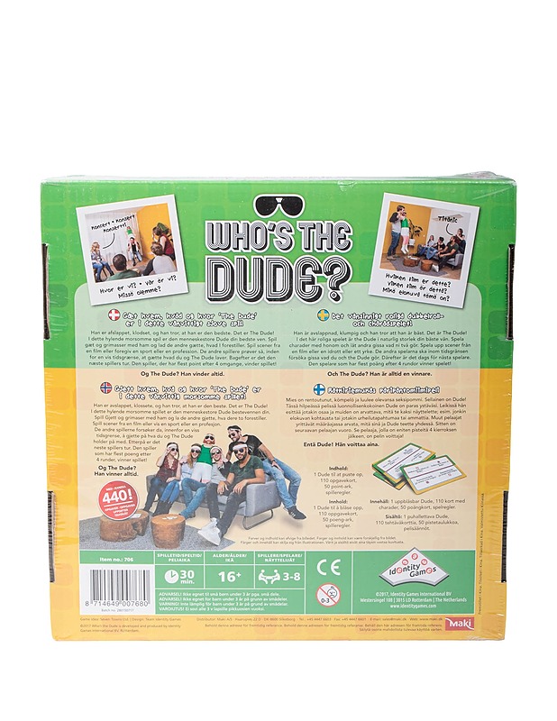 FRIENDS Who's the dude? - lautapeli - Lasten pelit - 10105509666 - 1