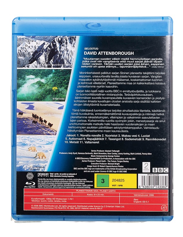 Planeettamme Maa - Blu-Ray - Blu-ray-levyt - 10105509671 - 1