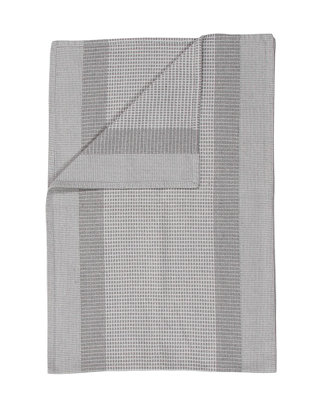 Valkoharmaa pöytäliina, 46x140 cm - Pöytäliinat - 10105509697 - 0