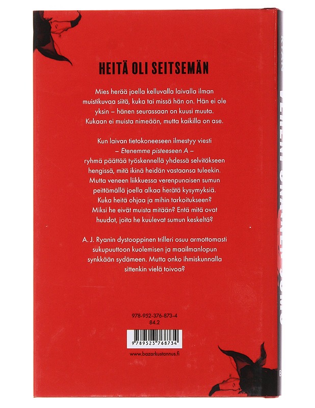 Verenpunainen sumu - Ryan, A. J. - Jännitys ja dekkarit - 10105509700 - 1