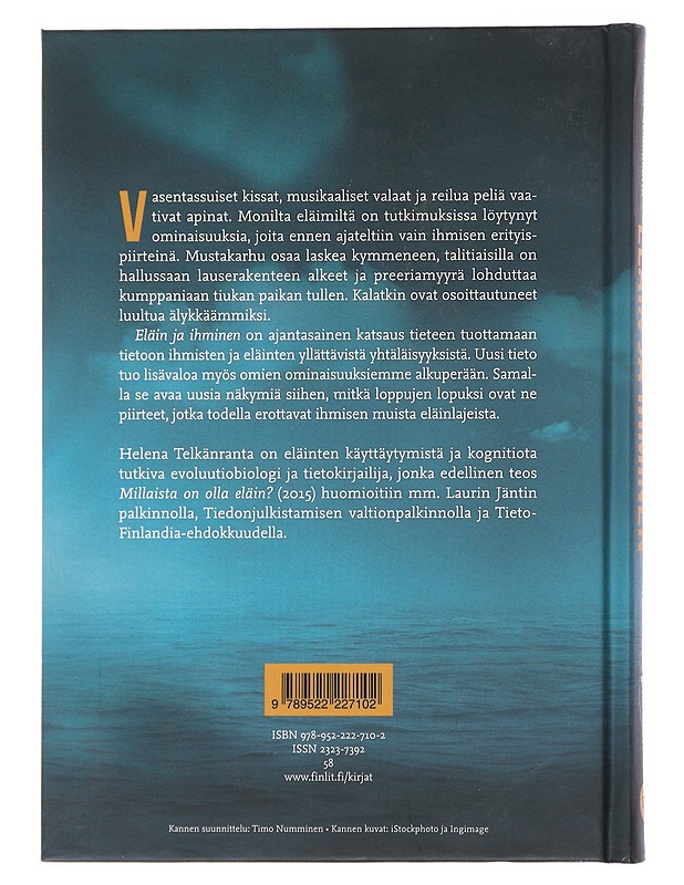 Eläin ja ihminen : mikä meitä yhdistää? - Telkänranta, Helena - Tietokirjat ja oppaat - 10105509741 - 1