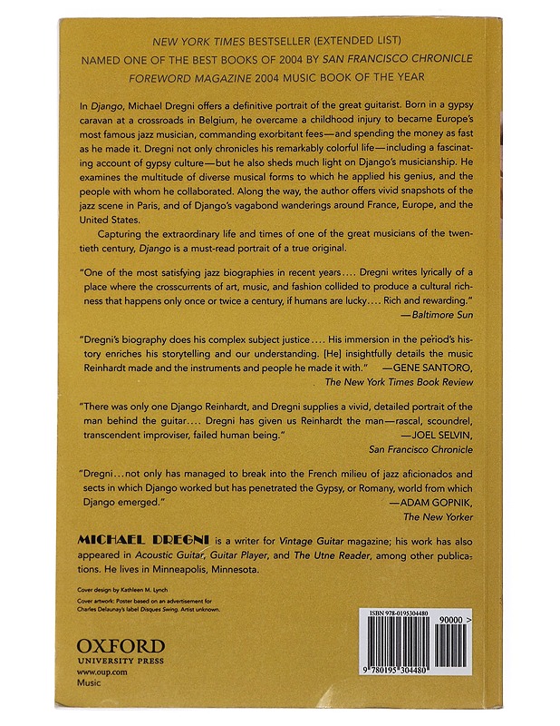 Django : the Life and Music of a Gypsy Legend - Dregni, Michael - Elämäkerrat ja muistelmat - 10105509768 - 1