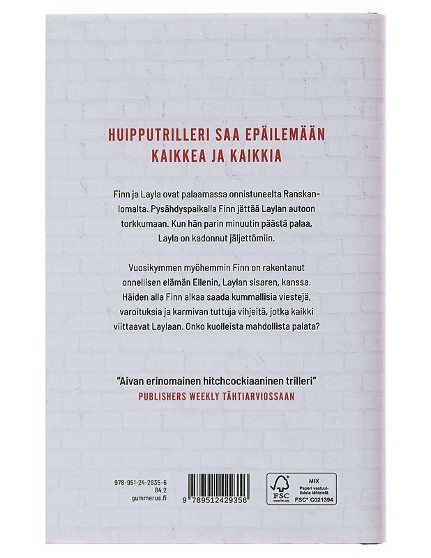 Herätä minut kuolleista - Paris, B. A. - Jännitys ja dekkarit - 10105509771 - 1