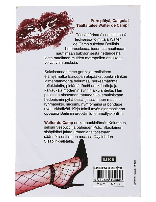 Hekumallinen Berliini - Walter de Camp - Elämäkerrat ja muistelmat - 10105509802 - 1