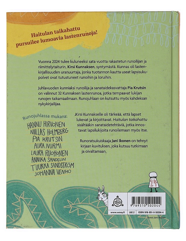 Haitulan taikahattu - Kunnas, Kirsi - Lastenkirjat - 10105509814 - 1