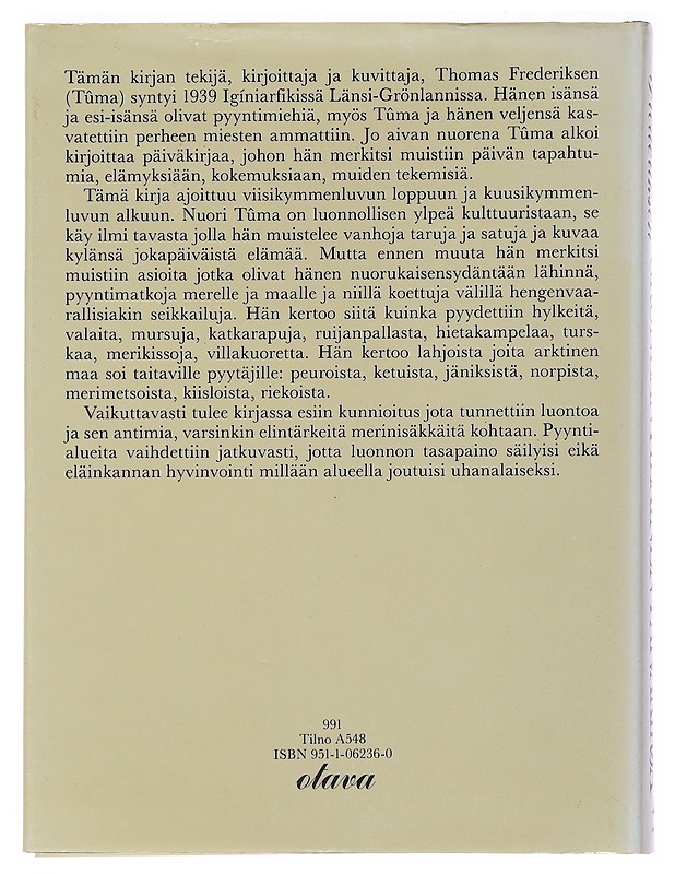 Grönlantilainen päiväkirja - Frederiksen, Thomas - Elämäkerrat ja muistelmat - 10105509816 - 1