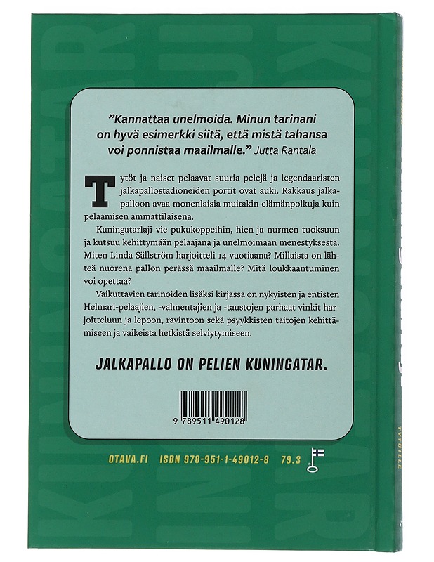 Kuningatarlaji : käsikirja jalkapalloileville tytöille - Miettinen, Marianne - Nuorten kirjat - 10105509833 - 1