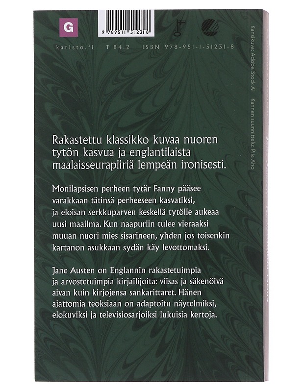 Kasvattitytön tarina - Austen, Jane - Romaanit ja novellit - 10105509848 - 1