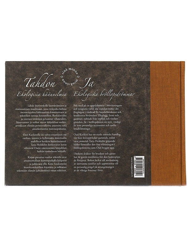 Tahdon: ekologisia hääunelmia - Karikivi, Outi - Kirja lahjaksi - 10105509894 - 1