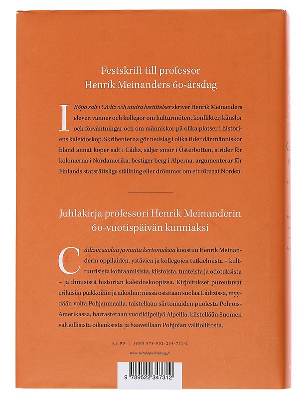 Cadizin Suolaa Ja Muita Kertomuksia - Elämäkerrat ja muistelmat - 10105509899 - 1