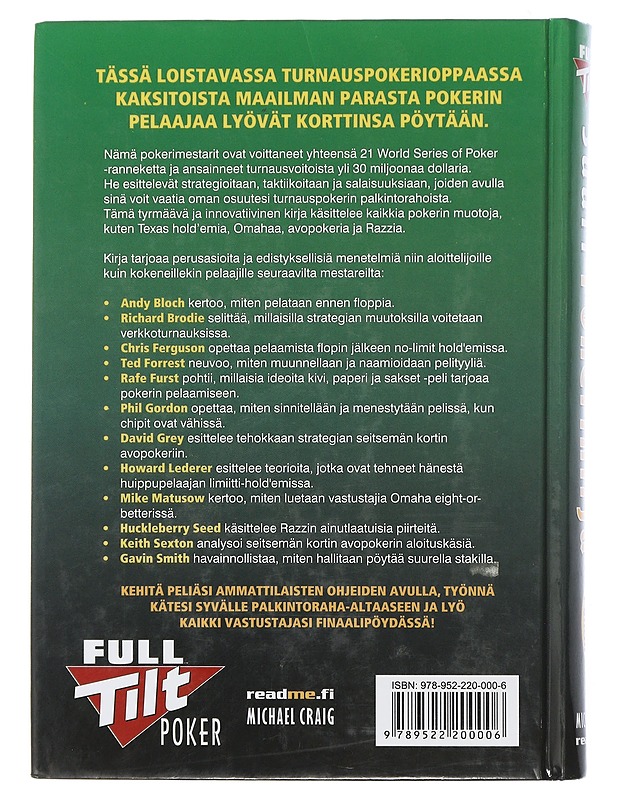 Suuri pokerikirja - Bloch, Andy - Tietokirjat ja oppaat - 10105509945 - 1