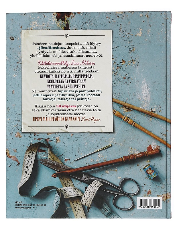 Neulo, virkkaa, kirjo jämälangasta! - Vatanen, Sanna - Kirja lahjaksi - 10105509958 - 1