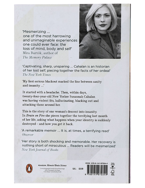 Brain on fire / my month of madness - Susannah Cahalan - Elämäkerrat ja muistelmat - 10105509967 - 1