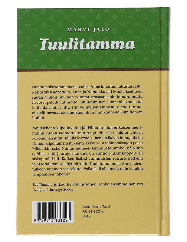 Tuulitamma - Marvi Jalo - Nuorten kirjat - 10105509997 - 1