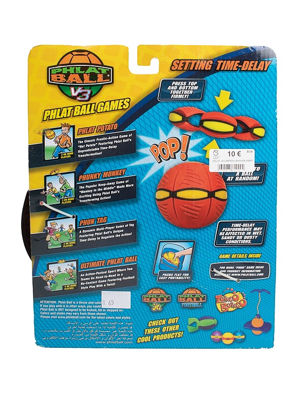 TUCKER Phlatball V3 ulkolelu - Lasten lelut - 10105510029 - 2