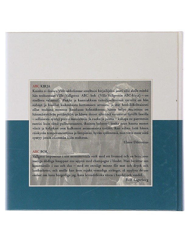 Ville Vallgrenin ABC kirja - Vallgren, Ville - Elämäkerrat ja muistelmat - 10105510076 - 1