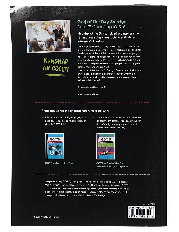 GOTD : Grej of the day : lust för kunskap åk 3-6 - Hermansson, Micke - Tietokirjat ja oppaat - 10105510161 - 1