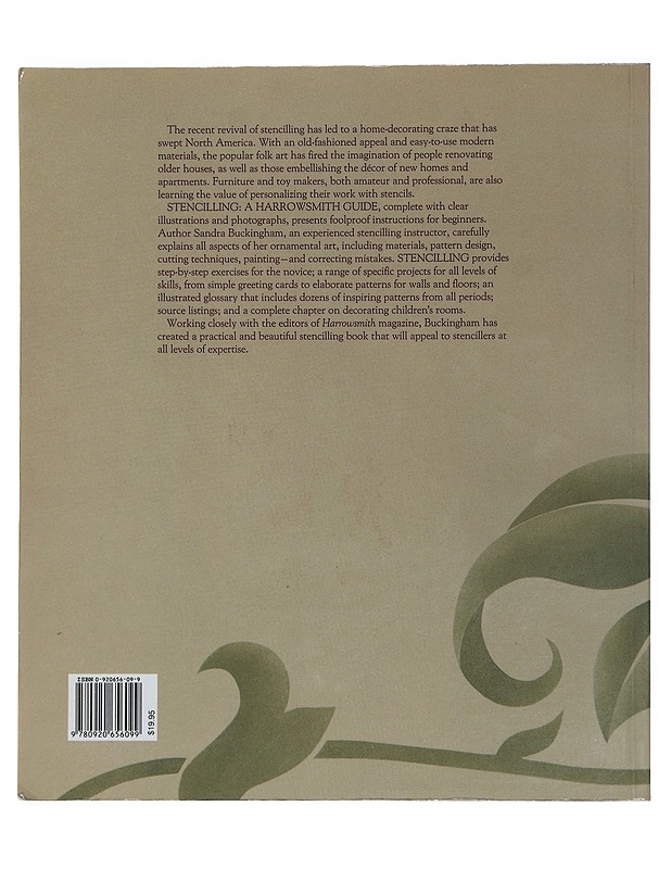 Stencilling : a Harrowsmith guide - Sandra Buckingham - Tietokirjat ja oppaat - 10105510165 - 1