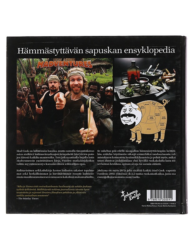 Mad cook : kulinaristinen seikkailukirja - Milonoff, Tuomas - Ruokakirjat - 10105510212 - 1