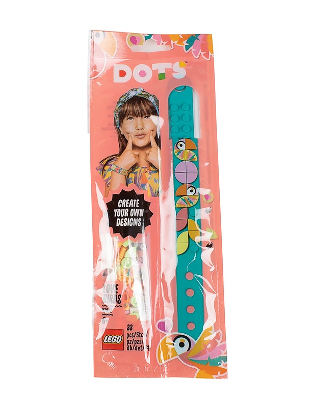 LEGO Dots Love Birds rannekoru ja riipukset #41912 askartelusetti - Lasten lelut - 10105510218 - 0