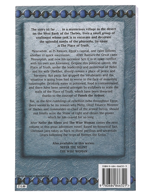 The stone of light: Paneb the Ardent - Christian Jaco - Romaanit ja novellit - 10105510228 - 1